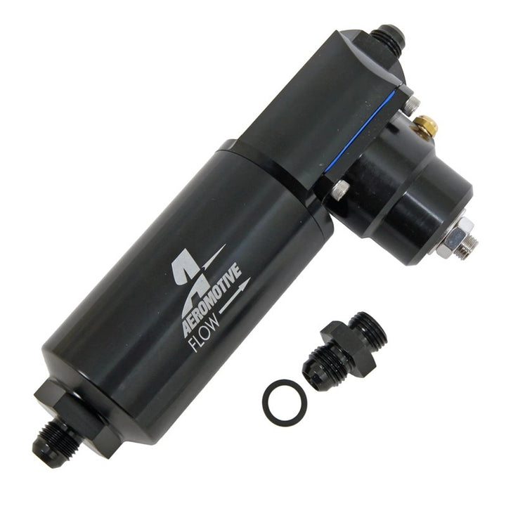 Aeromotive Universal Filter Combo EFI Regulator 10 Micron AN-06 Flare - Premium Fuel Pressure Regulators from Aeromotive - Just 1236.02 SR! Shop now at Motors