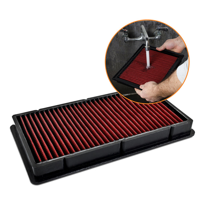 Mishimoto 01-03 Ford 7.3L Powerstroke Reusable Drop-In Air Filter - Premium Air Filters - Universal Fit from Mishimoto - Just 375.14 SR! Shop now at Motors