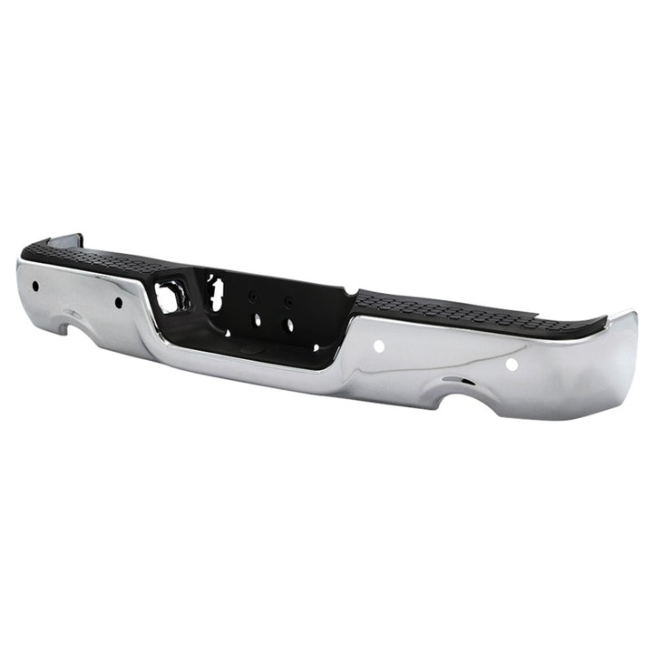 xTune 09-18 Dodge Ram 1500 OEM Style Steel Rear Bumper - Chrome (RB-DR09-SET-DEWS-C) - Premium Bumpers - Steel from SPYDER - Just 1672.05 SR! Shop now at Motors