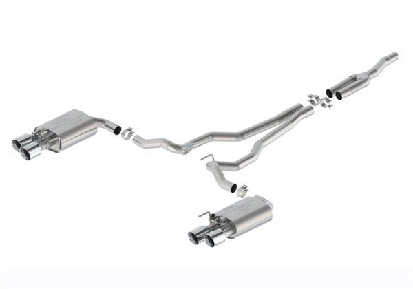 Ford Racing 2024 Mustang 2.3L Extreme Active Cat-Back Exhaust System Chrome Tips - Premium Catback from Ford Racing - Just 10232.51 SR! Shop now at Motors