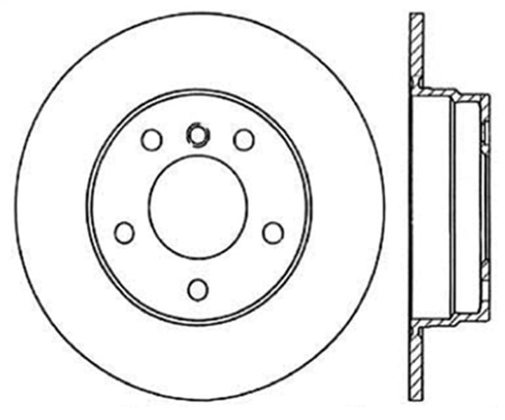 Stoptech 92-99 BMW 318i Cryo Sport Slot Rear Left Brake Rotor - Premium Brake Rotors - Slotted from Stoptech - Just 749.77 SR! Shop now at Motors