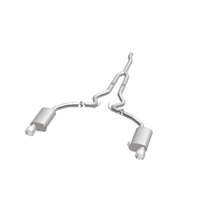 MagnaFlow Cat Back, SS, 2.5in, Street, Dual Split Polished 4.5in Tips 2015 Ford Mustang Ecoboost - Premium Catback from Magnaflow - Just 5442.21 SR! Shop now at Motors