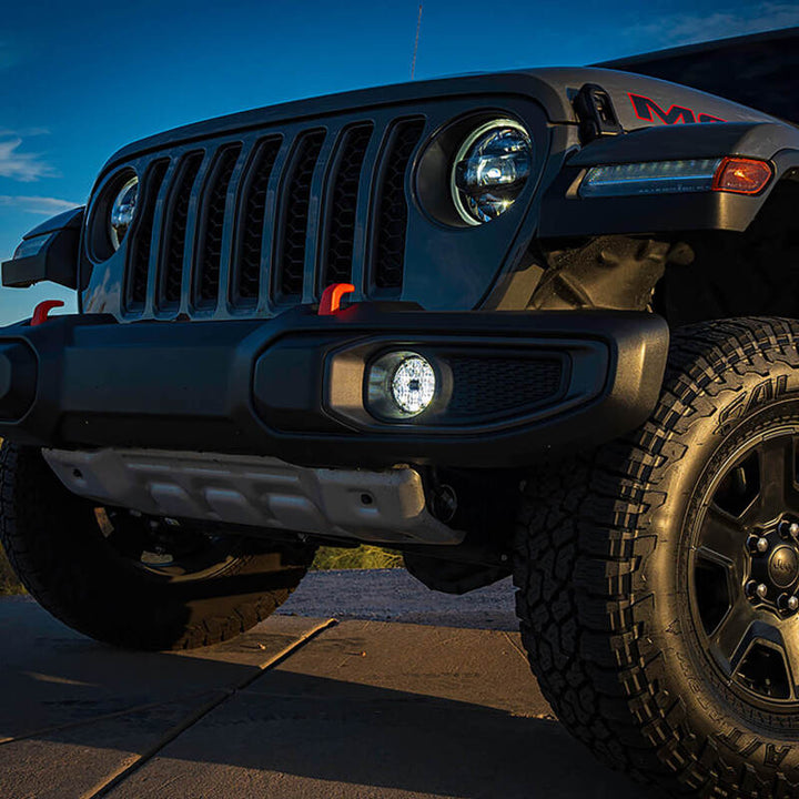 ARB Jeep JL/JT SAE Only Plug N Play Fog Light Kit (Bumper Kit) - White - Premium Fog Lights from ARB - Just 2060.31 SR! Shop now at Motors