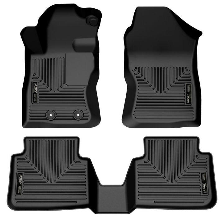 Husky Liners 2024 Subaru Crosstrek Weatherbeater Black Front & 2nd Seat Floor Liners - Premium Floor Mats - Rubber from Husky Liners - Just 487.50 SR! Shop now at Motors