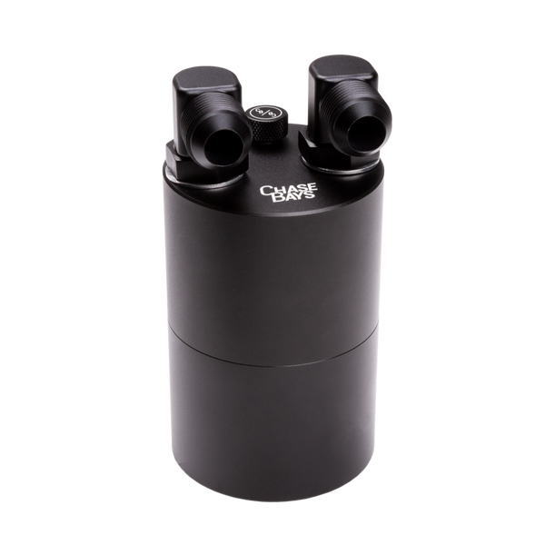 Chase Bays -10AN 90 Deg Elbow Inlet and Outlet Oil Catch Can - Premium Oil Catch Cans from Chase Bays - Just 901.36 SR! Shop now at Motors