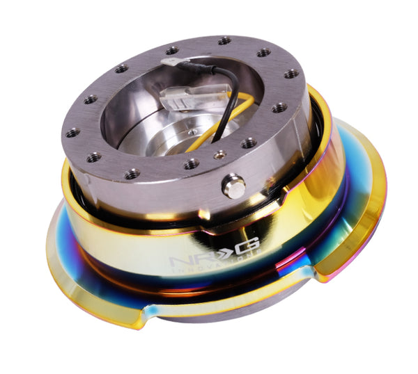 NRG Quick Release Gen 2.8 - Gun Metal Body / Neochrome Ring - Premium Quick Release Adapters from NRG - Just 608.45 SR! Shop now at Motors