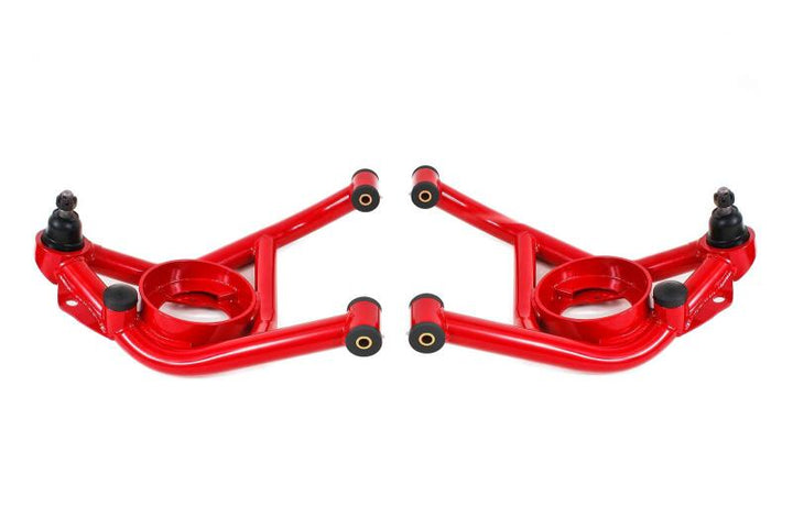 BMR 70-81 Chevrolet Camaro A-Arms Lower Delrin Bushings Std Ball Joint - Red - Premium Control Arms from BMR Suspension - Just 2137.38 SR! Shop now at Motors