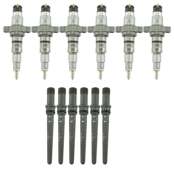 Industrial Injection 03-04 Cummins 5.9L Reman Stock Injector Pack w/ Connecting Tubes - Set of 6 - Premium Fuel Injectors - Diesel from Industrial Injection - Just 8982.68 SR! Shop now at Motors