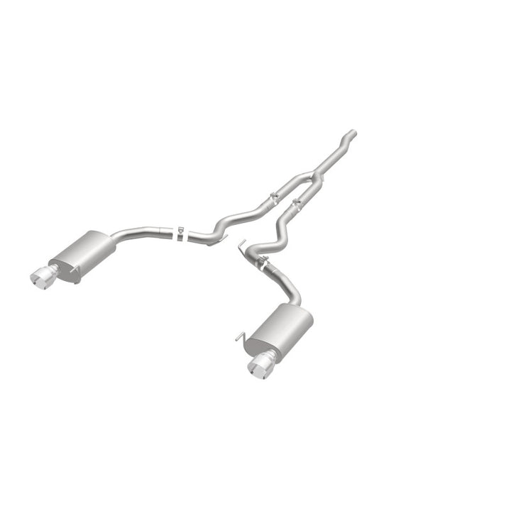 MagnaFlow Cat Back, SS, 2.5in, Street, Dual Split Polished 4.5in Tips 2015 Ford Mustang Ecoboost - Premium Catback from Magnaflow - Just 5442.21 SR! Shop now at Motors