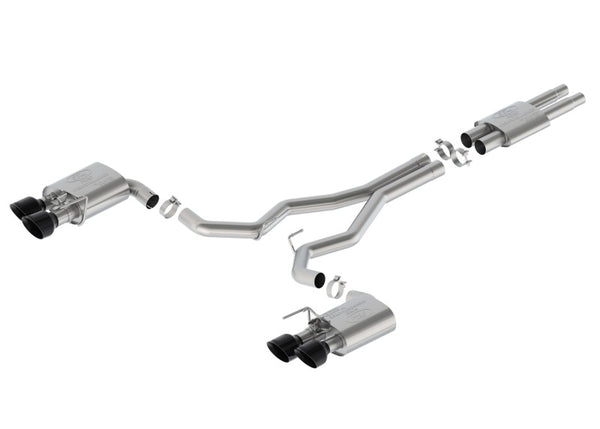 Ford Racing 2024 Mustang Dark Horse 5.0L Cat-Back Sport Active Exhaust - Black Tip - Premium Catback from Ford Racing - Just 10504.82 SR! Shop now at Motors