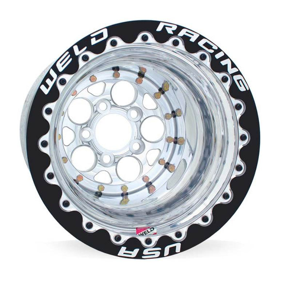 Weld Magnum 2.0 15x10 / 5x4.50 BP / 5in BS Polished Wheel - Black Single Beadlock M/T - Premium Wheels - Forged from Weld - Just 5158.92 SR! Shop now at Motors