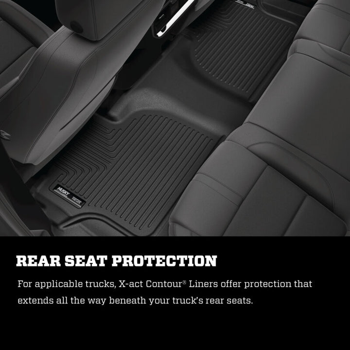 Husky Liners 18-24 Chevrolet Equinox / GMC Terrain X-Act Contour Rear Floor Liners - Black - Premium Floor Mats - Rubber from Husky Liners - Just 525.78 SR! Shop now at Motors