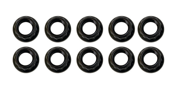 Moroso 5/16in-24 12 Point Black Oxide Flange Nut  - 10 Pack - Premium Hardware Kits - Other from Moroso - Just 112.51 SR! Shop now at Motors