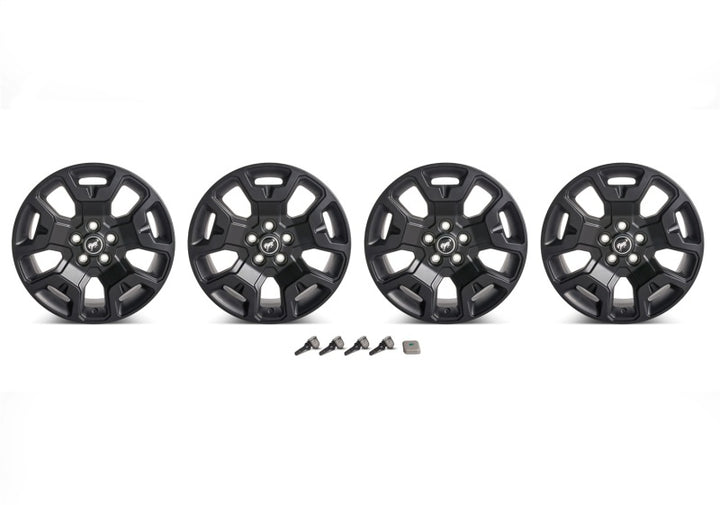 Ford Racing 2021+ Bronco Sport 17in Low Gloss Black Wheel Kit - Premium Wheels - Cast from Ford Racing - Just 4036.68 SR! Shop now at Motors