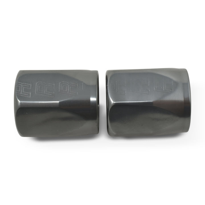 Russell Hose End Socket -6 AN Polished & Gray Anodized (2 PACK) - Premium Fittings from Russell - Just 33.62 SR! Shop now at Motors