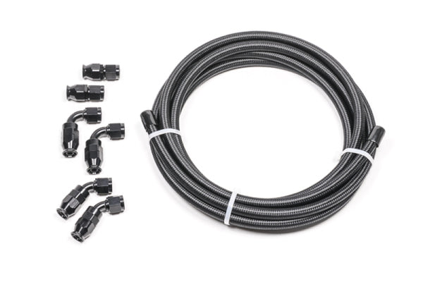 Radium Engineering 8AN Universal PTFE Hose Kit - Black Carbon