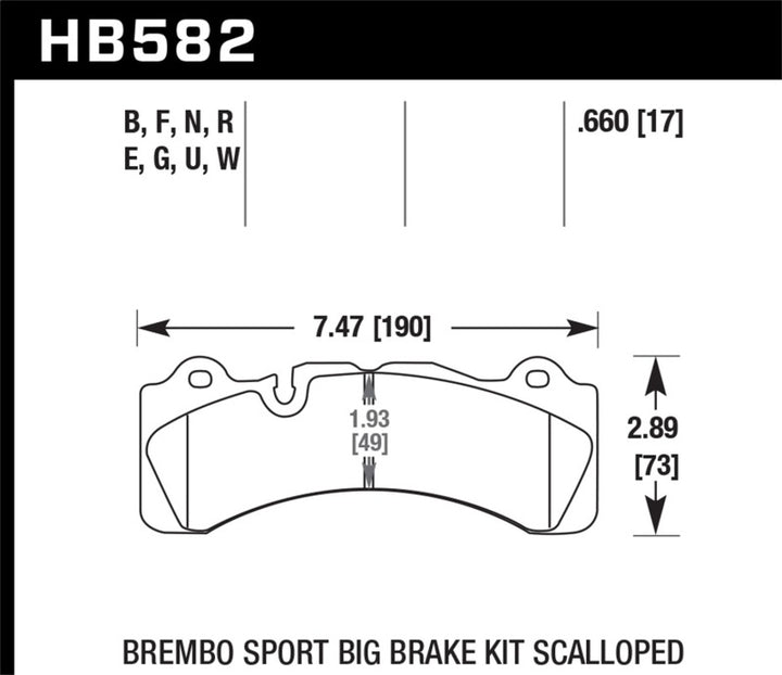 Hawk Brembo Caliper HPS 5.0 Performance Street Brake Pads - Premium Brake Pads - Performance from Hawk Performance - Just 965.29 SR! Shop now at Motors