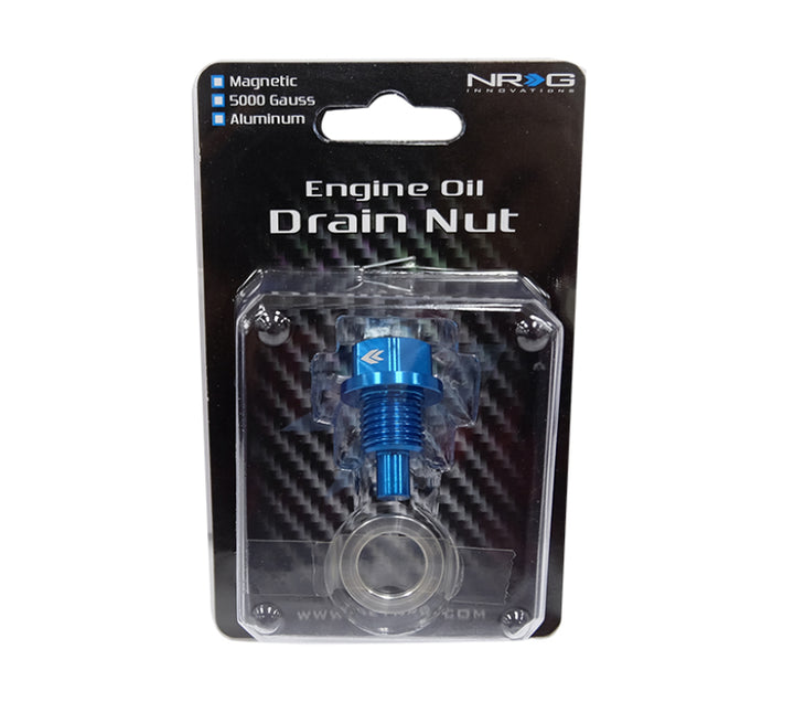 NRG Magnetic Oil Drain Plug M14X1.5 Acura/Honda/Mazda/Mitsubishi - Blue - Premium Drain Plugs from NRG - Just 67.61 SR! Shop now at Motors