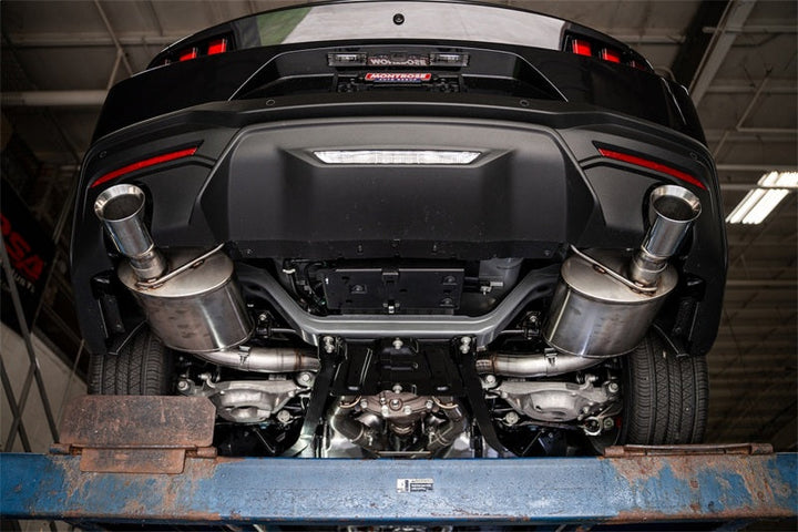 Corsa 24 Ford Mustang GT Conv. Xtreme Cat-Back Ex. Sys. 3.0in Dual Rear Ex w/4.5in StraightCut Tips - Premium Catback from CORSA Performance - Just 6943.51 SR! Shop now at Motors