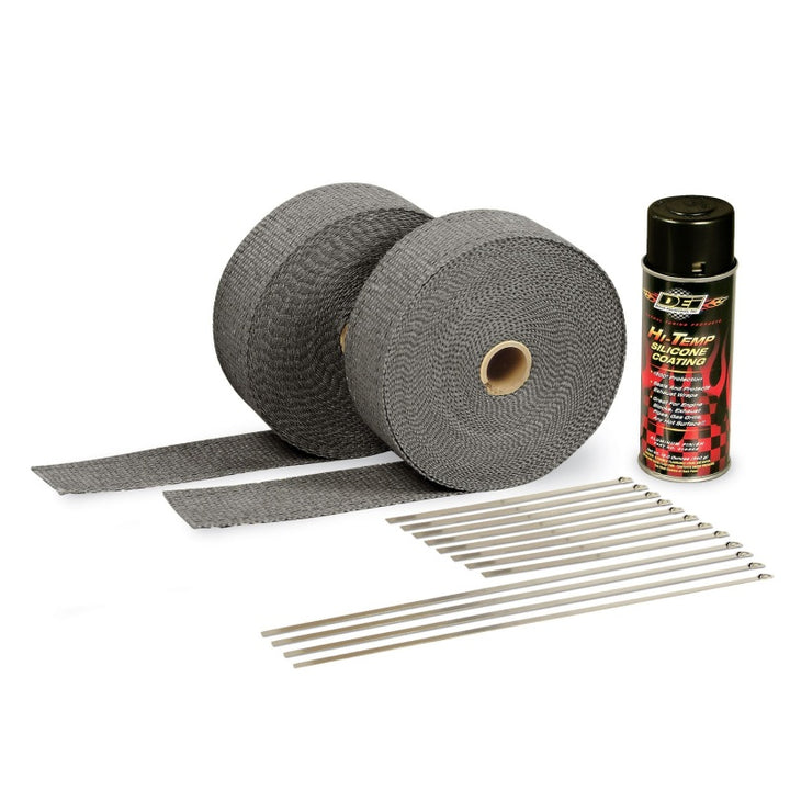 DEI Kit - Black Wrap & Black HT Silicone Coating - Premium Exhaust Wrap from DEI - Just 624.41 SR! Shop now at Motors