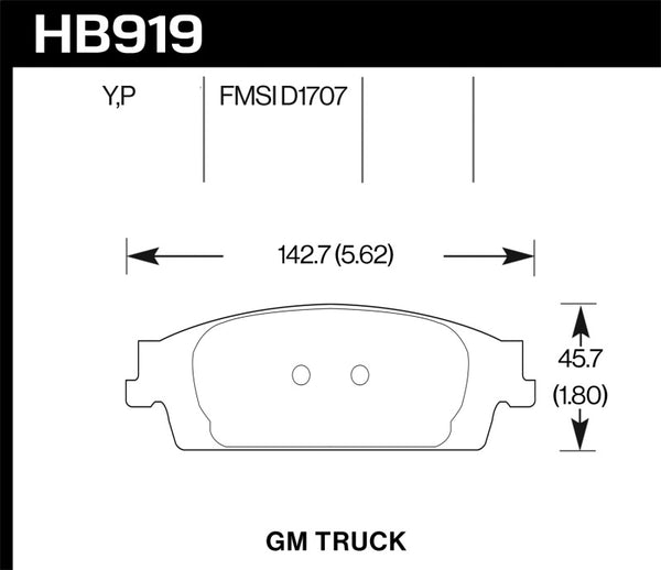 Hawk 14-18 Chevy Silverado Street LTS Rear Brake Pads - Premium Brake Pads - OE from Hawk Performance - Just 357.64 SR! Shop now at Motors