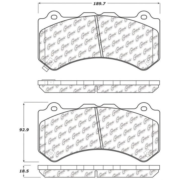 StopTech Street Touring Brake Pads - Front - Premium Brake Pads - OE from Stoptech - Just 534.72 SR! Shop now at Motors