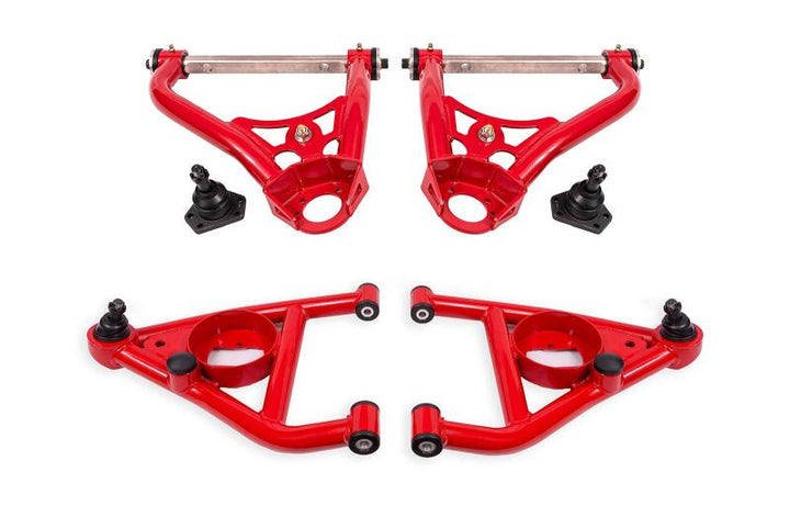BMR 67-69 GM F-Body / 68-74 X-Body Non-Adj. Upper & Lower A-Arms (Polyurethane) - Red - Premium Control Arms from BMR Suspension - Just 4014.17 SR! Shop now at Motors