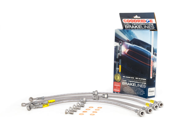 Goodridge 00-06 Nissan Sentra 2.0L w/ ABS incl. SE-R & Spec-V Brake Lines - Premium Brake Line Kits from Goodridge - Just 892.41 SR! Shop now at Motors