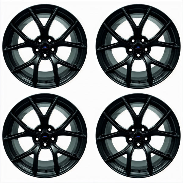 Ford Racing 15-20 Mustang19x10.5in & 19x11in Wheel Kit w/TPMS - Matte Black