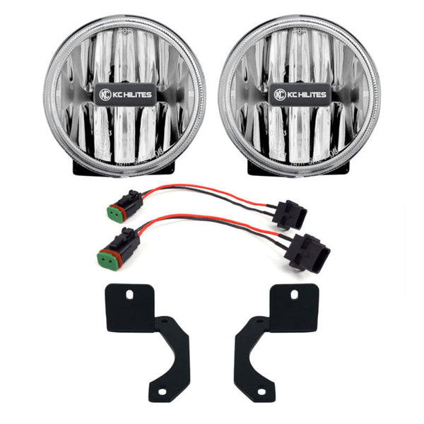 KC HiLiTES 18-23 Jeep JL/JT 4in. Gravity G4 LED Light 10w SAE/ECE Clear Fog Beam (Pair Pack System) - Premium Fog Lights from KC HiLiTES - Just 1540.09 SR! Shop now at Motors