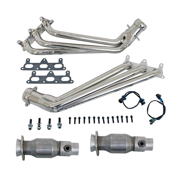 BBK 10-11 Camaro V6 Long Tube Exhaust Headers With Converters - 1-5/8 Chrome - Premium Headers & Manifolds from BBK - Just 3940.93 SR! Shop now at Motors