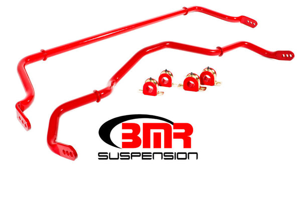 BMR 16-17 6th Gen Camaro Front & Rear Sway Bar Kit w/ Bushings - Red - Premium Sway Bars from BMR Suspension - Just 2065.68 SR! Shop now at Motors