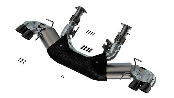Borla 20-23 Chevy Corvette 6.2L V8 AT w/o NPP 3in ATAK Catback Exhaust - Black Chrome Tips - Premium Catback from Borla - Just 15945.05 SR! Shop now at Motors