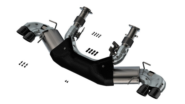 Borla 20-23 Chevy Corvette 6.2L V8 AT w/o NPP 3in ATAK Catback Exhaust - Black Chrome Tips - Premium Catback from Borla - Just 15945.05 SR! Shop now at Motors
