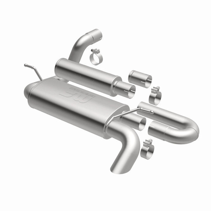 MagnaFlow 18-23 Jeep Wrangler JL 2.0L/3.6L Overland Series Axle-Back Exhaust - Premium Axle Back from Magnaflow - Just 2978.38 SR! Shop now at Motors