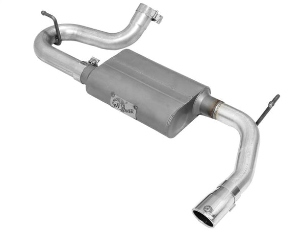 aFe Scorpion 2-1/2in Alum Steel Axle-Back Exhaust w/Polished Tip 07-18 Jeep Wrangler JK V6-3.6/3.8L - Premium Axle Back from aFe - Just 1555.48 SR! Shop now at Motors