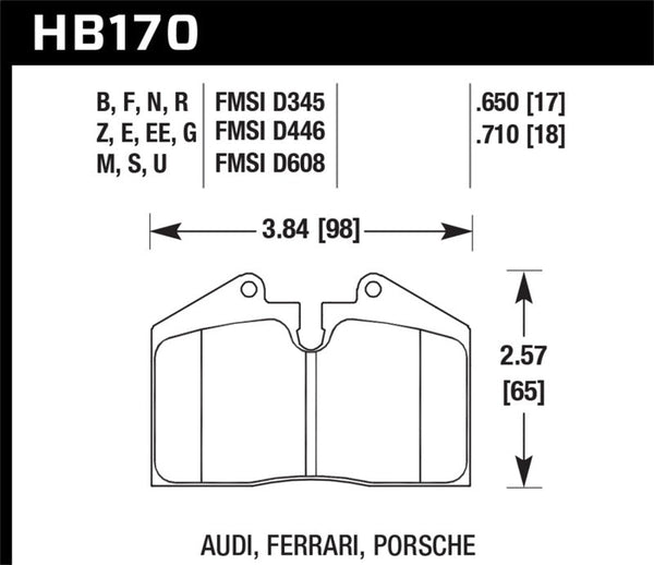 Hawk HPS Street Brake Pads - Premium Brake Pads - Performance from Hawk Performance - Just 540.85 SR! Shop now at Motors