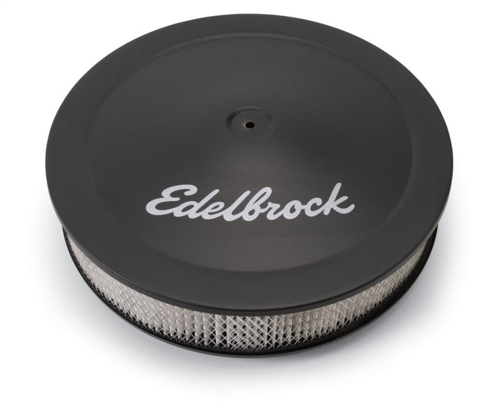 Edelbrock Air Cleaner Pro-Flo Series Round Steel Top Paper Element 14In Dia X 3 75In Dropped Base - Premium Air Filters - Universal Fit from Edelbrock - Just 179.97 SR! Shop now at Motors