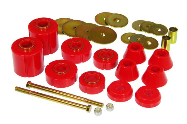 Prothane 67-72 GM Body Mount 12 Bushing Kit - Red - Premium Bushing Kits from Prothane - Just 796.51 SR! Shop now at Motors