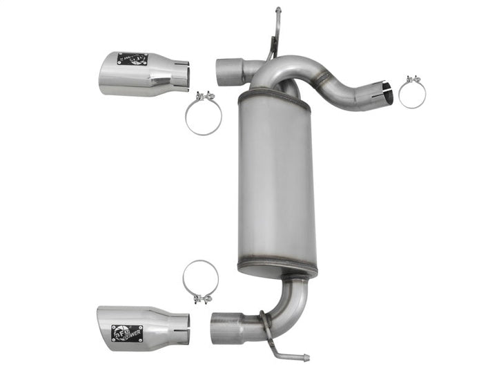 aFe Rebel Series 2.5in 409 SS Axle-Back Exhaust w/Polished Tips 07+ Jeep Wrangler (JK) V6 3.6L/3.8L - Premium Axle Back from aFe - Just 1990.90 SR! Shop now at Motors