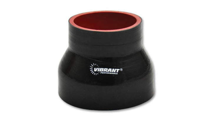 Vibrant 4 Ply Reducer Coupling 5in x 4in x 4.5in Long (BLACK) - Premium Silicone Couplers & Hoses from Vibrant - Just 250.82 SR! Shop now at Motors