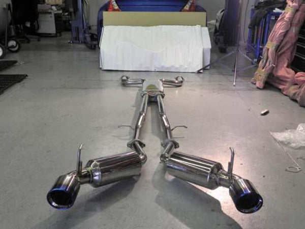 Injen 09-20 Nissan 370Z Dual 60mm SS Cat-Back Exhaust w/ Built In Resonated X-Pipe - Premium Catback from Injen - Just 5399.37 SR! Shop now at Motors