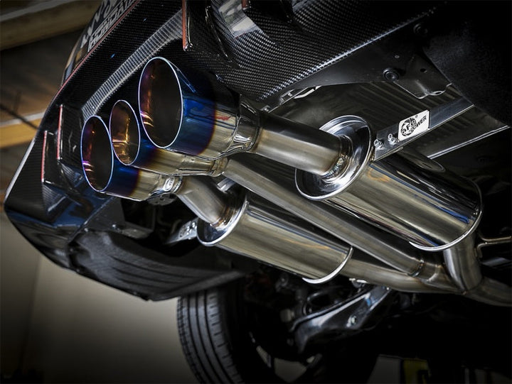 aFe Takeda 3in 304 SS Cat-Back Exhaust w/ Blue Flame Tips 2017+ Honda Civic Type R I4 2.0L (t) - Premium Catback from aFe - Just 7814.45 SR! Shop now at Motors