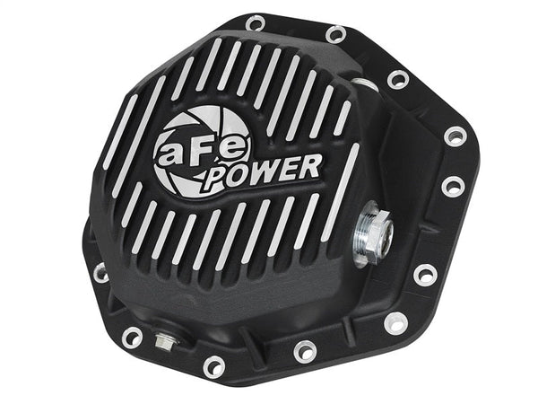 aFe Power Pro Ser Rear Diff Cover Black w/Mach Fins 2017 Ford Diesel Trucks V8-6.7L(td) Dana M275-14 - Premium Diff Covers from aFe - Just 1332.44 SR! Shop now at Motors