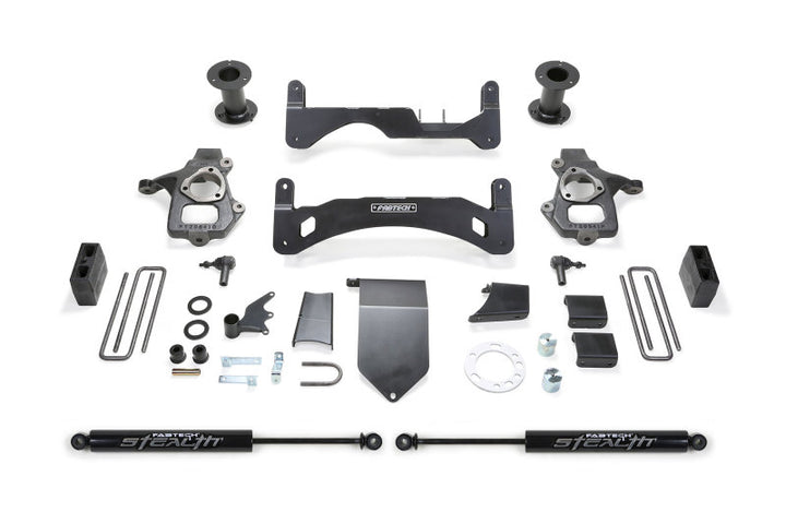 Fabtech 14-18 GM C/K1500 P/U w/oE Alm Or Stmp Stl UCA 6in Basic Sys G2 w/Stealth - Premium Lift Kits from Fabtech - Just 8152.02 SR! Shop now at Motors