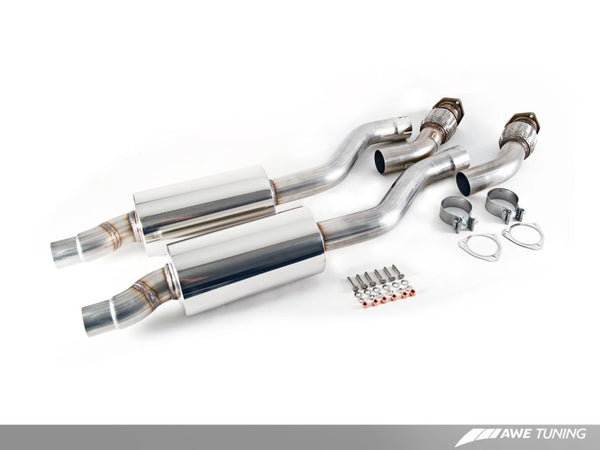 AWE Tuning Audi B8 / C7 3.0T Resonated Downpipes for S4 / S5 / A6 / A7 - Premium Downpipes from AWE Tuning - Just 3781.17 SR! Shop now at Motors