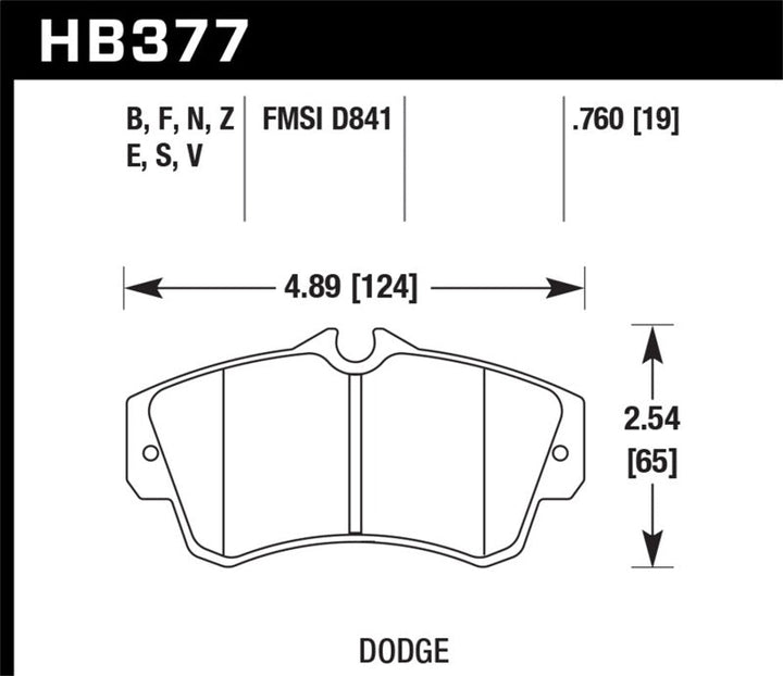 Hawk SRT4 HPS Street Front Brake Pads - Premium Brake Pads - Performance from Hawk Performance - Just 527.32 SR! Shop now at Motors