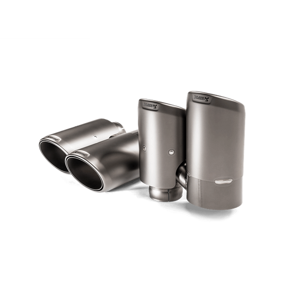 Akrapovic 2018+ Porsche Cayenne V6 (536) Tail Pipe Set (Titanium)