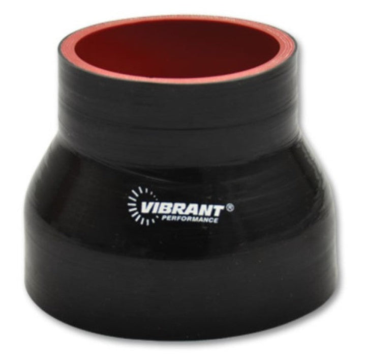 Vibrant 4 Ply Reducer Coupling 5in x 4in x 4.5in Long (BLACK) - Premium Silicone Couplers & Hoses from Vibrant - Just 250.82 SR! Shop now at Motors