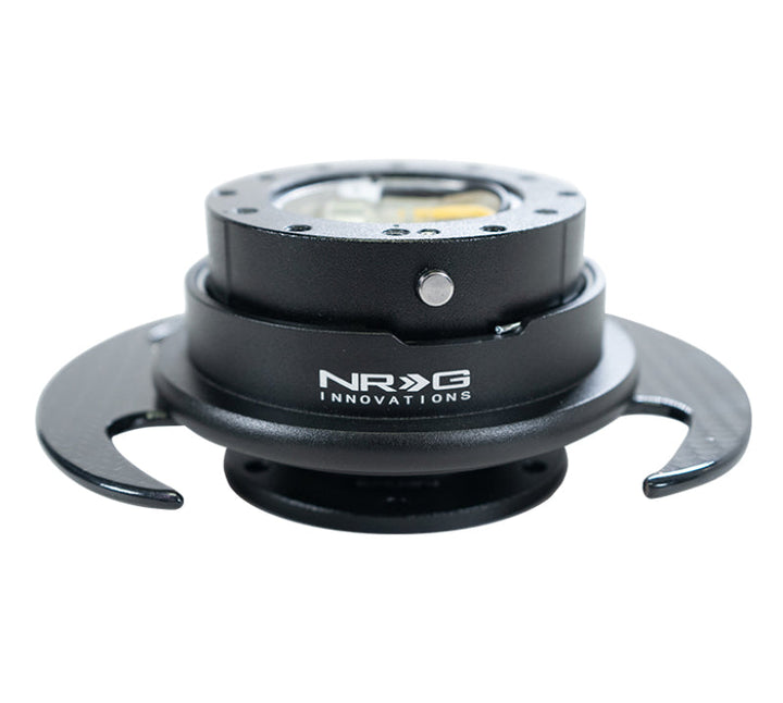 NRG Quick Release Kit Gen 3.0 - Black Body / Black Ring w/ Carbon Fiber Handles - Premium Quick Release Adapters from NRG - Just 683.56 SR! Shop now at Motors